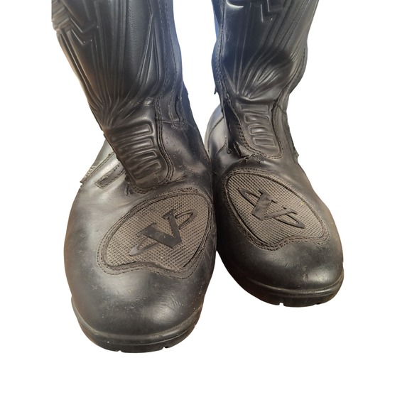 Vega‎ Motorcycle Riding Boots Men's Black Sport Bike Touring Size US 11 - Picture 11 of 16